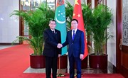 韩正会见土库曼斯坦副总理兼外长梅列多夫