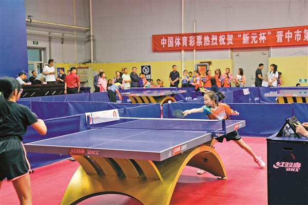 市第六届运动会中小学生组乒乓球比赛落幕