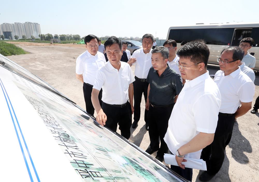 刘星在榆次区调研“一泓清水入黄河”工程项目